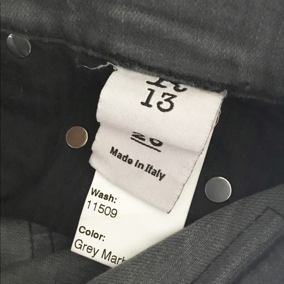 $358 R13 SKATE Slim Skinny Jeans Shredded Size 26 Womens Distressed Pants - Picture 7 of 8